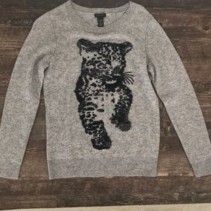 Only Mine Leopard Wool/Cashmere Sweater